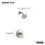 Pitch Rite-Temp Shower Trim Kit 2.5 GPM-1243942359