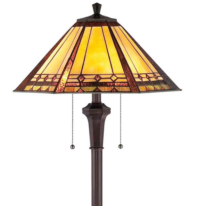 Bolger 59.5'' Brown Traditional Floor Lamp