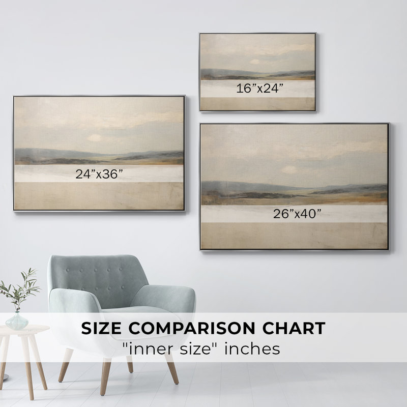 «Vintage Landscape -X» sur toile, H 17 po x l 25 po