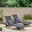 Fauteuil en osier avec accoudoirs Salem