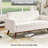 Carmencita 65" Linen Upholstered Square Arm Loveseat-995237780-995237777