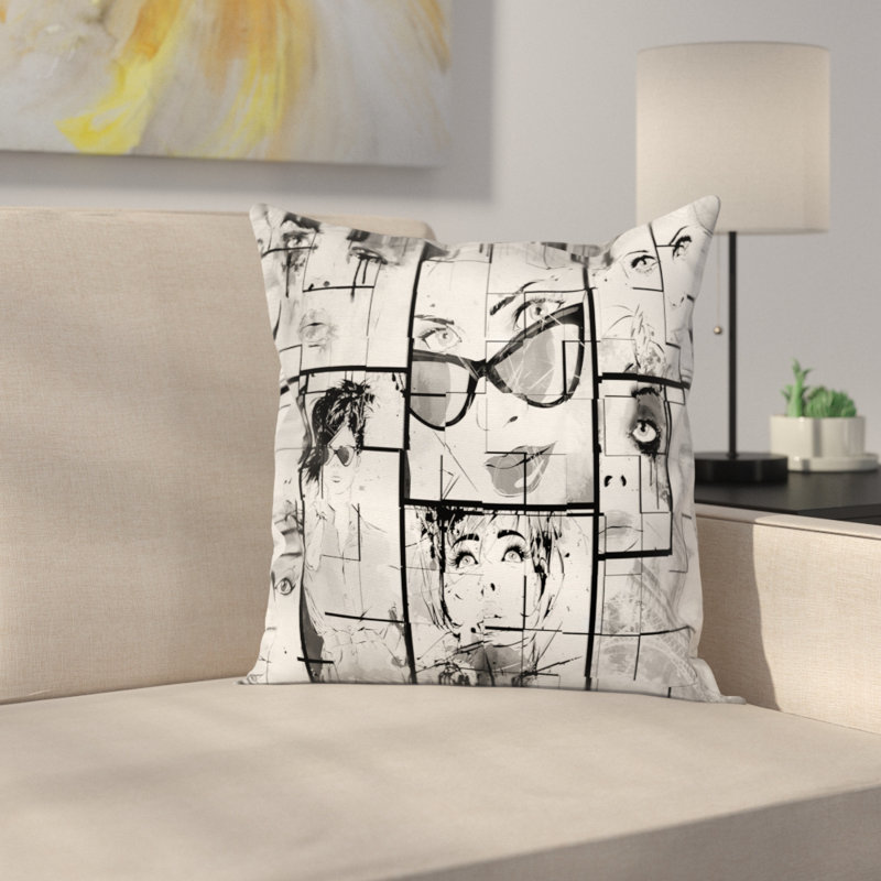 Coussin Corwin, 16 po x 1 po, Polyester