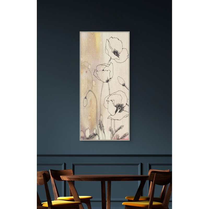 Poppy Blooms 1 Print, 47.75" H x 28.75" W