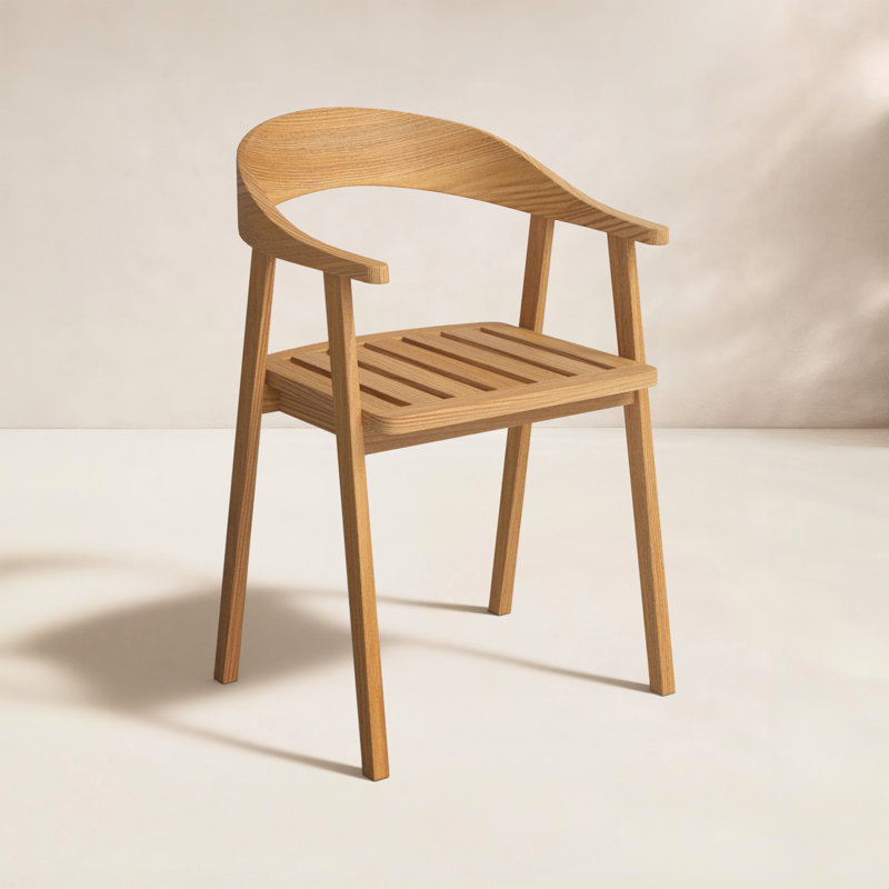 Fauteuil de patio en teck Mendy