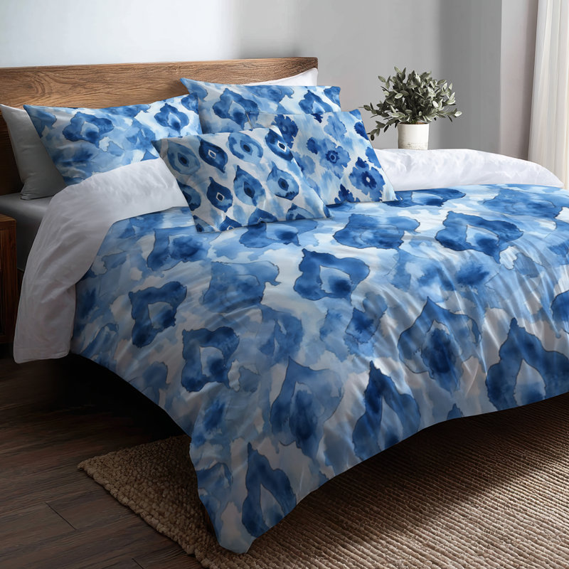 Ensemble d'édredon 6 pièces Coastal, King Comforter + 5 Additional Pieces