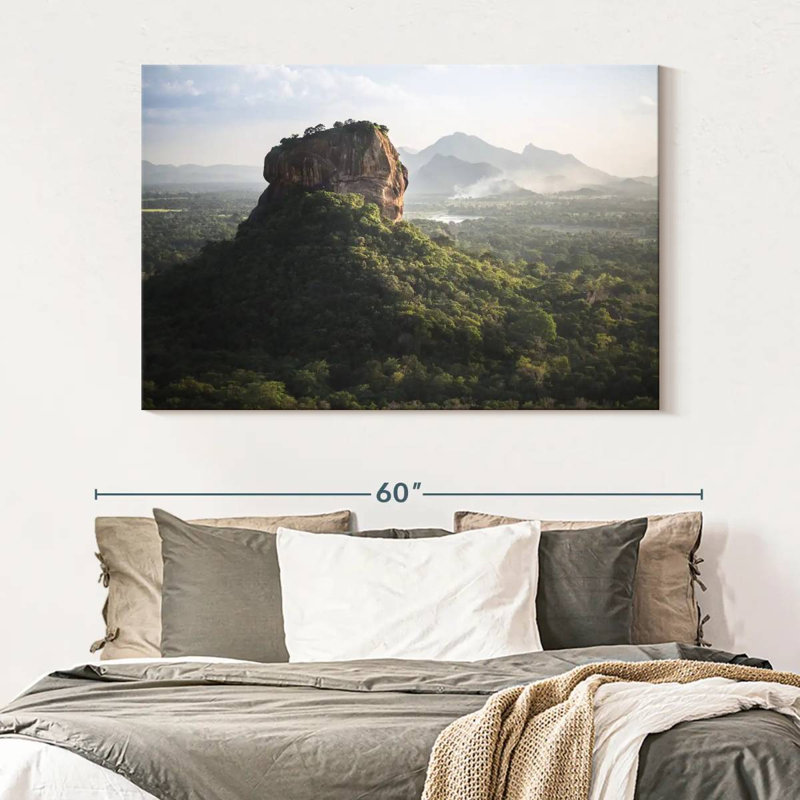 Sigiriya Lion's Rock Fortress, 34" H x 51" W