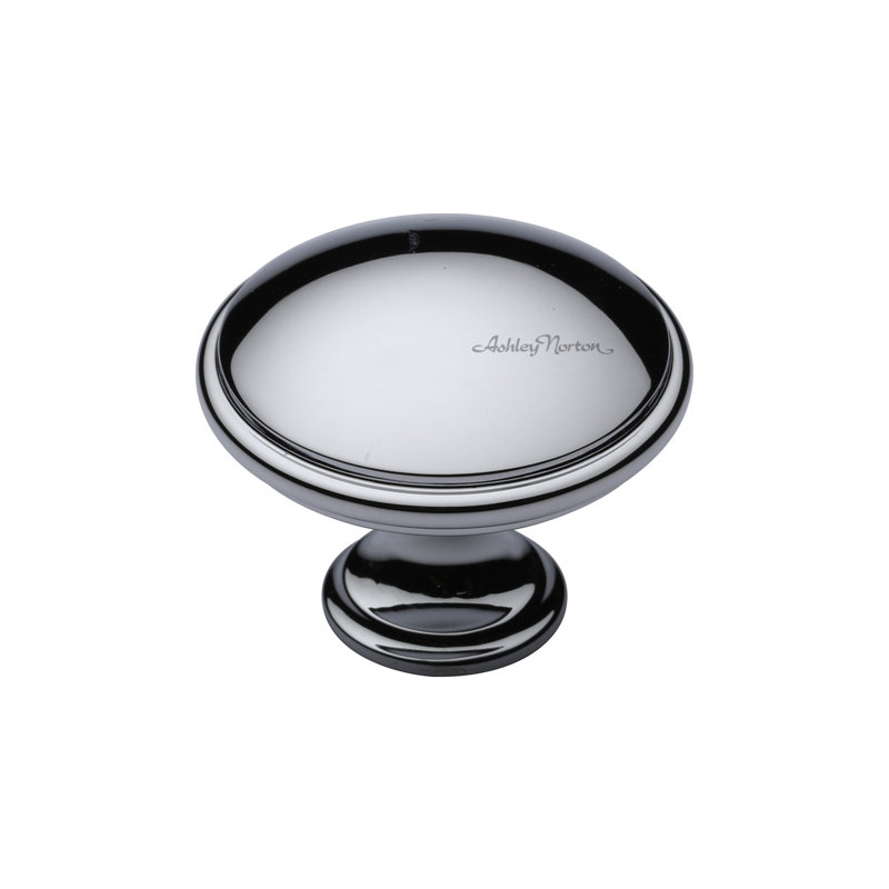 Andria 1 1/2" Diameter Round Knob, Polished Chrome, 1 1/2"