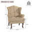 Upholstered Cotton Armchair-971768960