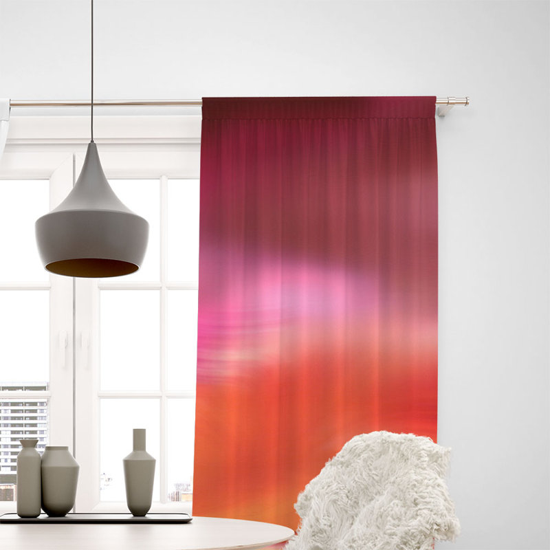 Rideaux semi-transparents Flamingo Flamingo, l 40 po x L 61 po