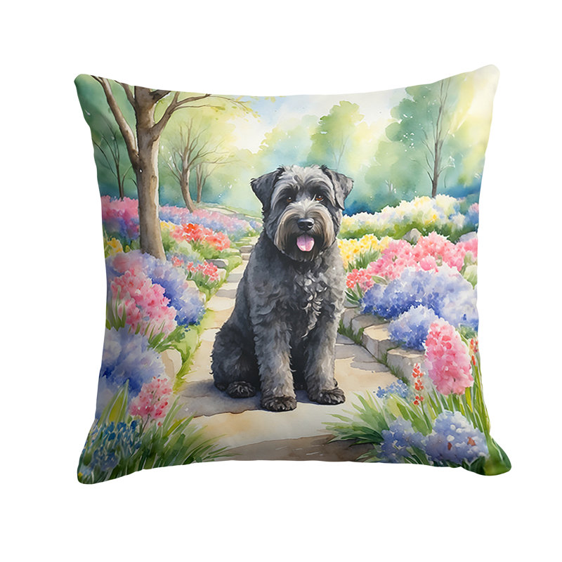 Coussin décoratif intérieur / extérieur Spring Path, H 14 po x l 14 po
