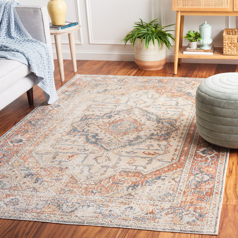 Ortraud Performance Machine Washable Oriental Rug, Rectangle 5'3" x 7'6"