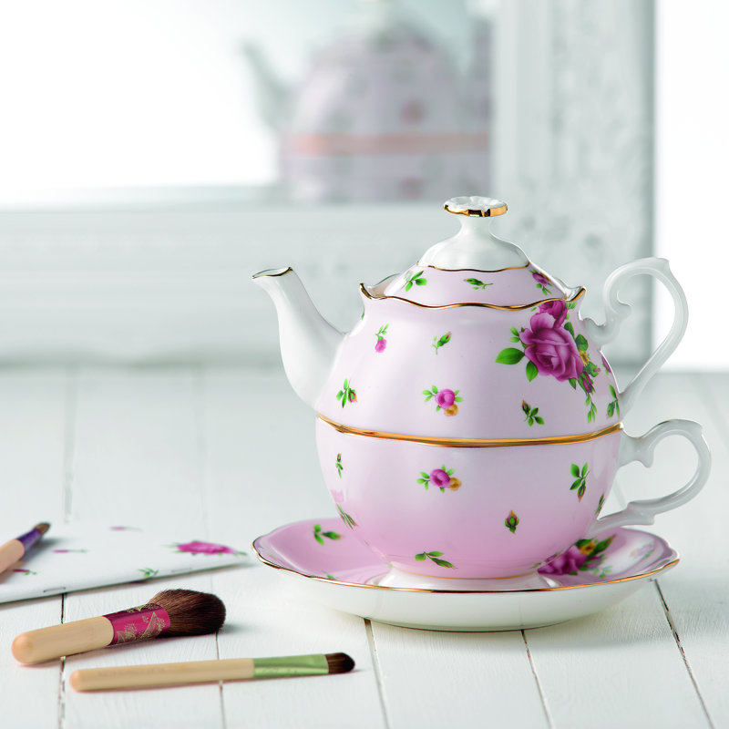 Royal Albert, New Country Roses Pink - 3 Piece Tea Set