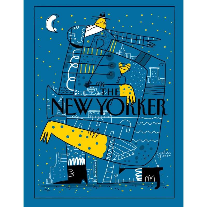 New Yorker Post (Limmited Edition) Print by Pegatina Criolla.