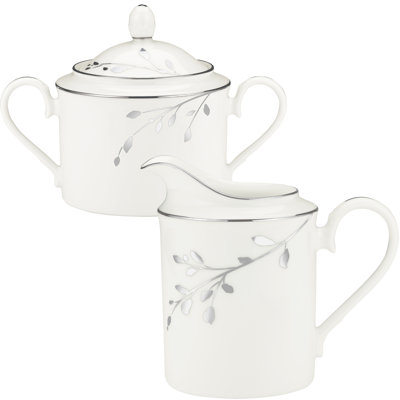 Noritake Birchwood Sugar & Creamer Set