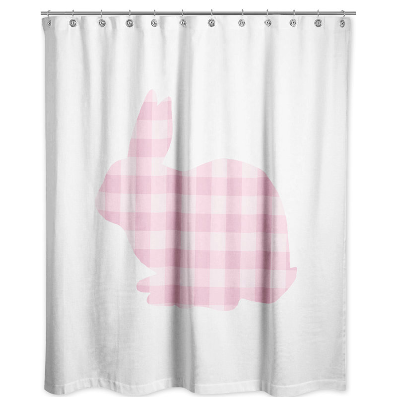 Rideau de douche simple buffalo check Maymie