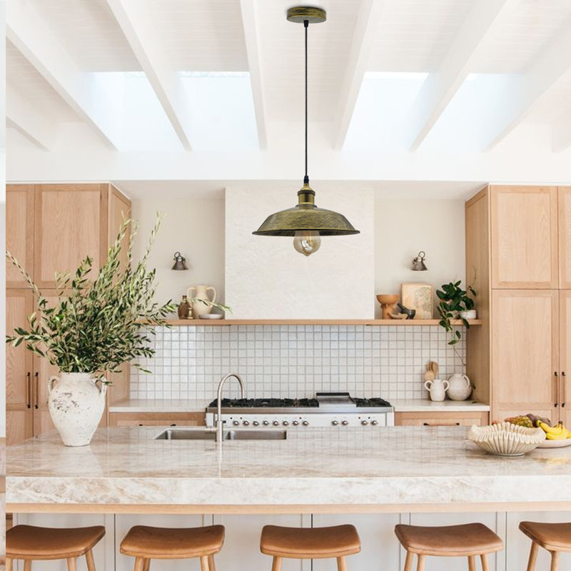 Kaela 1 - Light Single Pendant, Brushed Brass