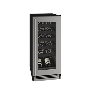 24 Bottle Single Zone Built-In Wine Refrigerator -  U-Line, UHWC115-SG01A