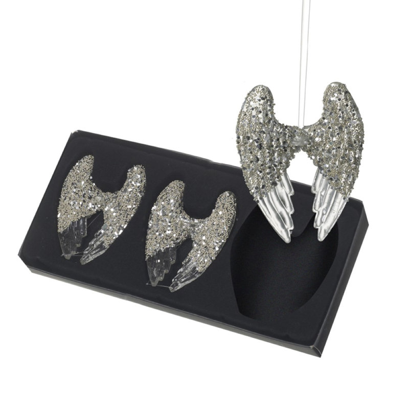 7cm Glass Hanging Figurine Ornament