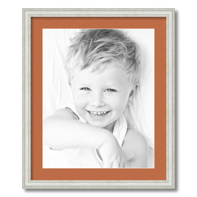 Wood Matte Picture Frame with Mat