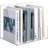 Vertical Magazine File Holder, Clear File Organizer Desk Organizer And Storage Bins Holding For Magazines, Binders, Notebooks, Envelopes, Plastic Office Organization And Storage For Desk, 4 Pack