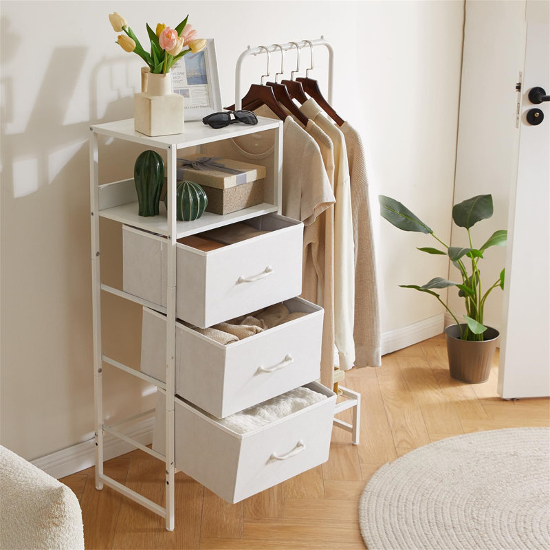71.5cm W 3 - Drawer Chest of Drawers, White