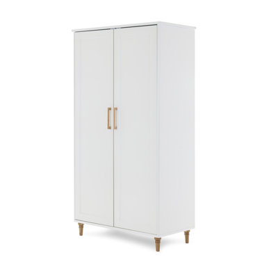 Orla Double Wardrobe - White