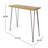 Industrial Wood And Metal Bar Table