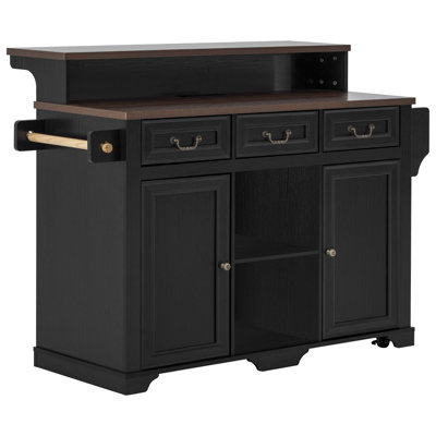 Harpenden 53.2" Kitchen Island With Storage