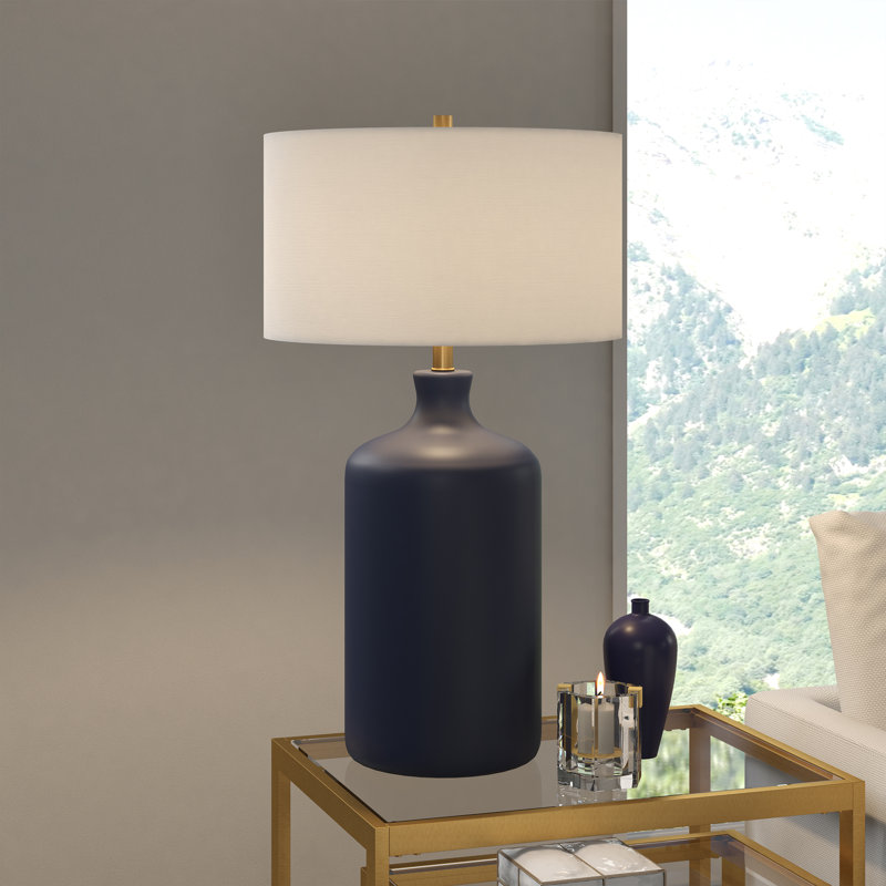 Sloane Ceramic Table Lamp, Blue