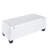 Faux Leather Rectangular Tufted Storage