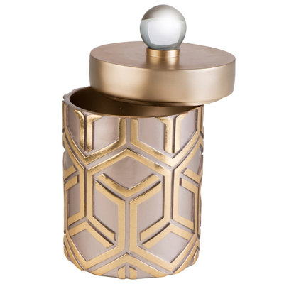 Grande boîte à bijoux décorative 10 po