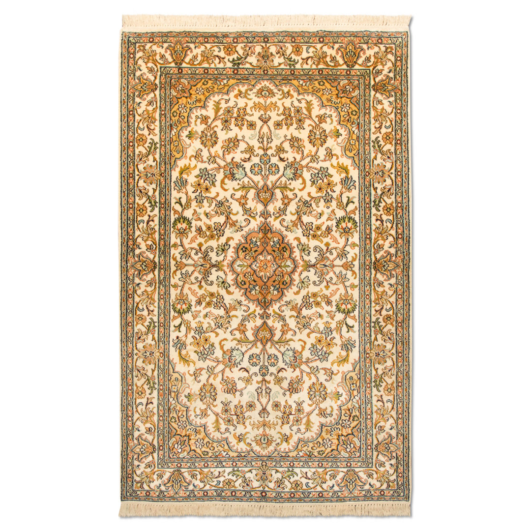 Gillham Handwoven Silk Beige Rug