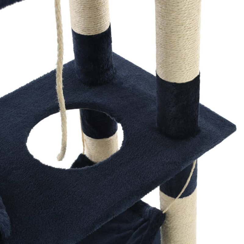 Colm 140cm H Cat Tree, Blue