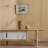 Japanese style solid wood TV stand