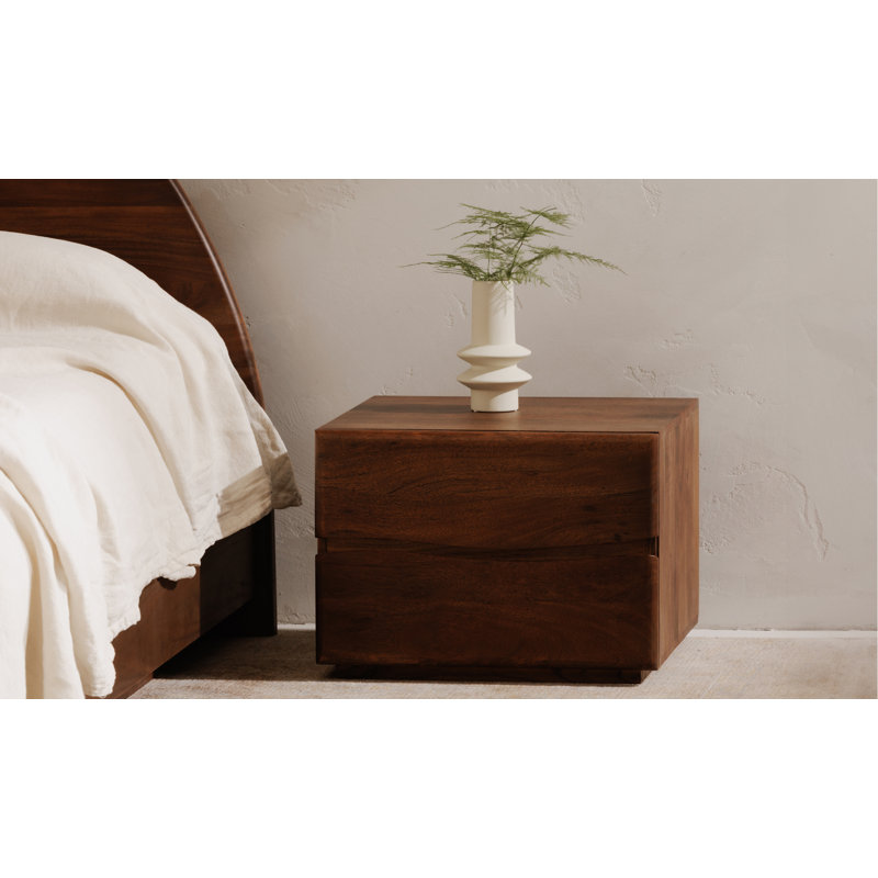 Beau 22'' W Solid Wood Nightstand