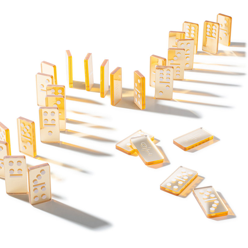 Gold Mirror Dominoes