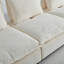 Fauteuil d'appoint sans accoudoirs avec repose-pieds-130349091
