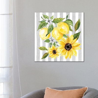 « Citrons and tournesols II » par Carol Robinson, reproduction d’art