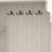 Multifunctional left-right combination hall cabinet (can be used separately) with storage and 4 hooks-129768510
