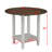 Foldable leaf dining table with 4 chairs-2040431839