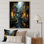 Impression sur toile «Beige Canal»