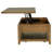 Payne 48-inch Mobile Lift Top Coffee Table Distressed Brown-802540758