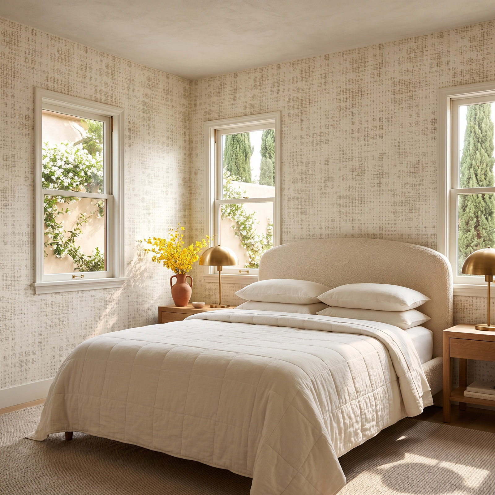 Rosanna Wallpaper, White