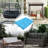 2-3 Seat Swing Replacement Cushion, Outdoor Bench Cushions With Backrest Thicken 4"-1008439796-1008439806