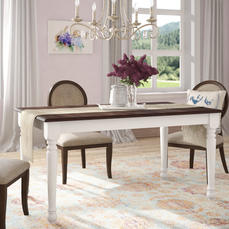 Fleurance Solid Wood Dining Table