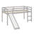 Multifunctional Loft Bed, Includes Slide-129032445