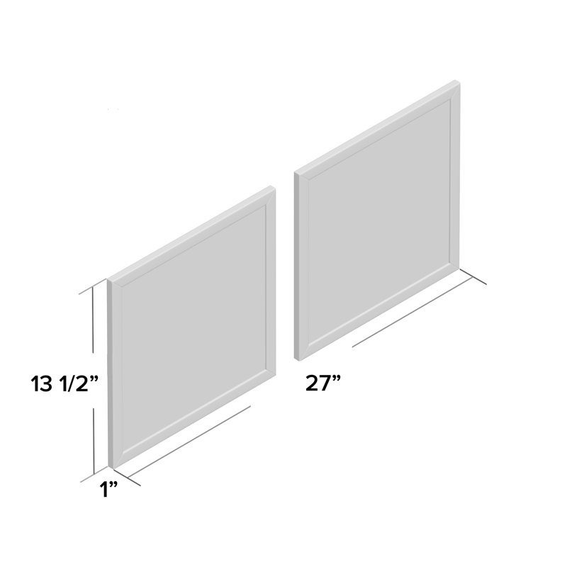 Gilded Arcs I - ensemble de 2 cadres photo, H 16,5 po x l 33 po, Pas de tapis