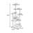 6 Tiers Cat Tree with Condons,Perch,Scratching Posts