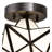 Glass Semi Flush Mount