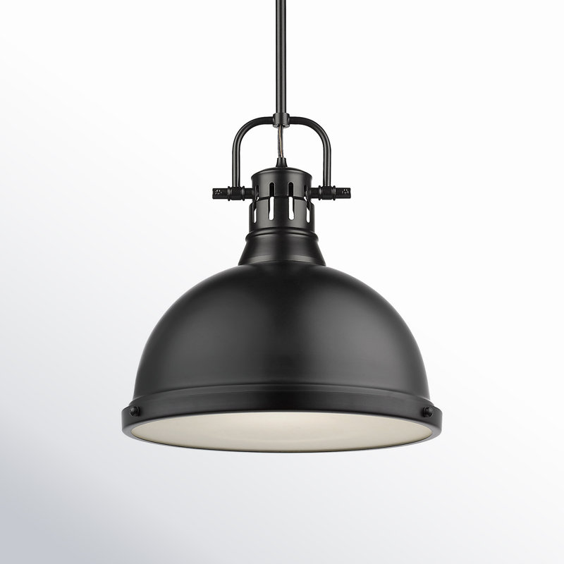 Calico 1 - Light Pendant, Matte Black, Matte Black